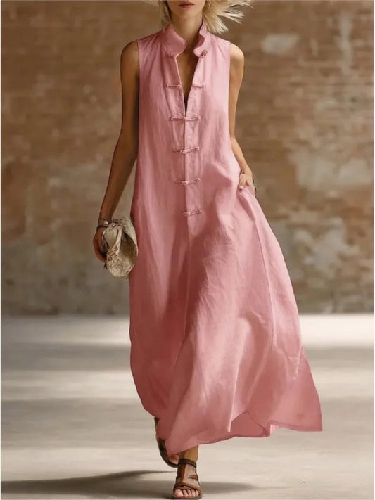 Sintra Lightweight Maxi Dress - Blush