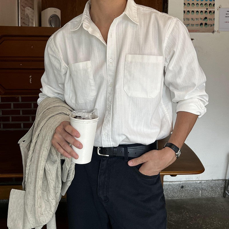 Sion Linen Shirt - White