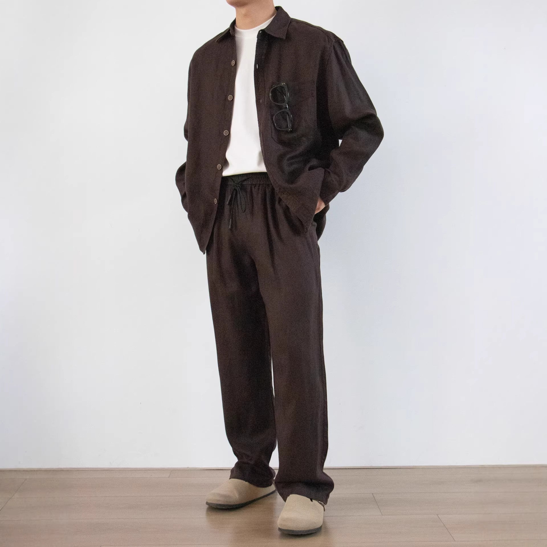 Sion Lyocell Shirt Pants Set