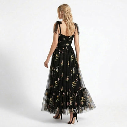 Kensington Embroidered Tulle Gown
