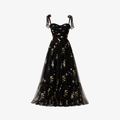 Kensington Embroidered Tulle Gown