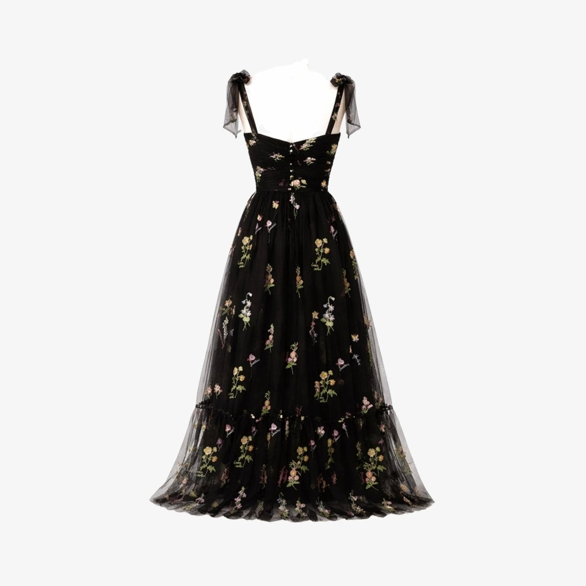 Kensington Embroidered Tulle Gown
