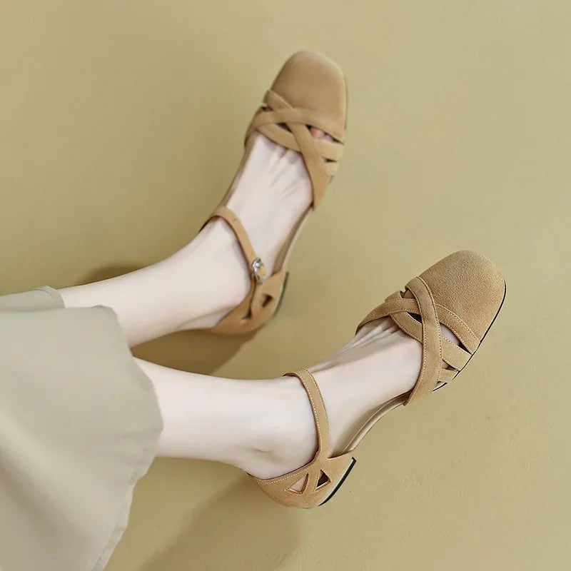 Langford Suede Sandals - Sandstone