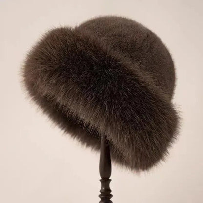 Laurentis Faux Fur Hat - Espresso