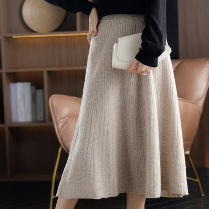 Lefèvre Cashmere Knit Skirt