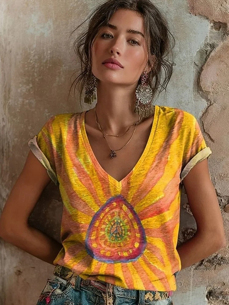 Lucerne Floral T-Shirt - Azure Floral