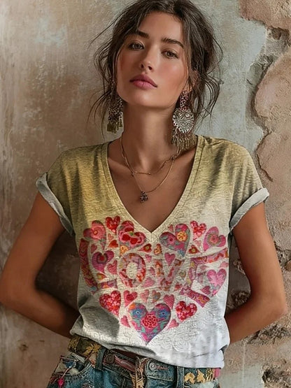 Lucerne Floral T-Shirt - Forest Floral