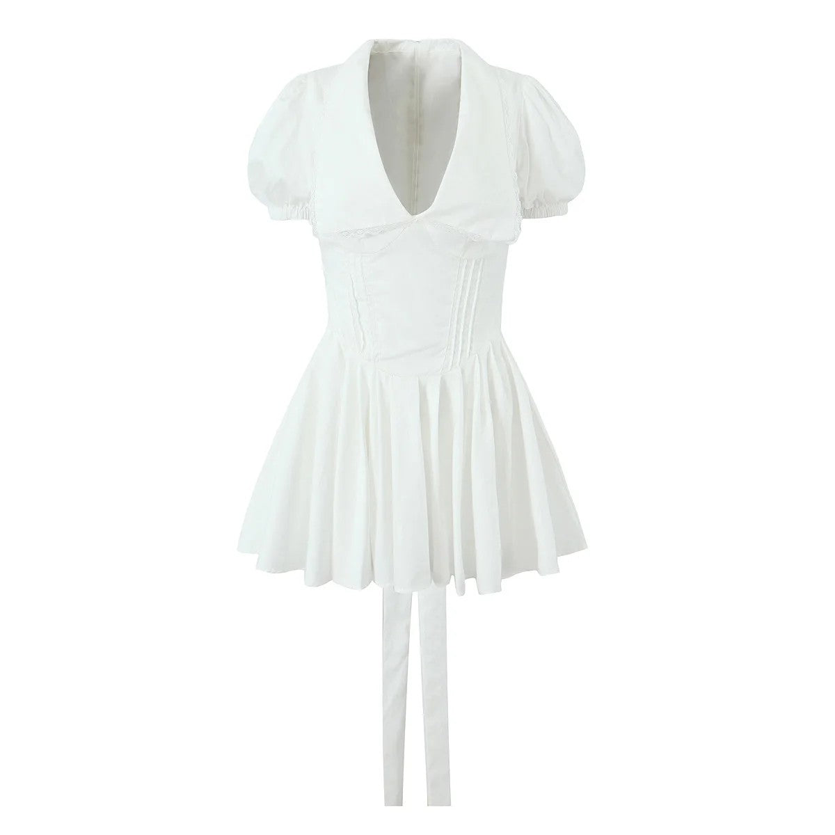 Lumina Lapel Mini Dress