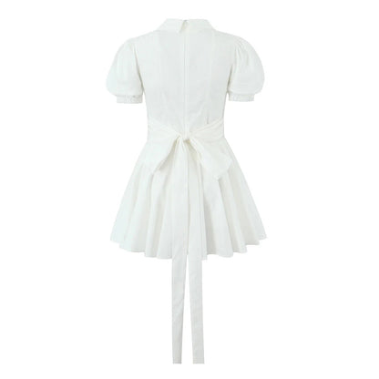 Lumina Lapel Mini Dress