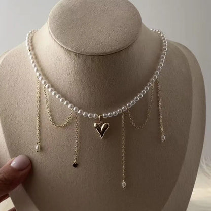 Lumina Pearl & Crystal Necklace
