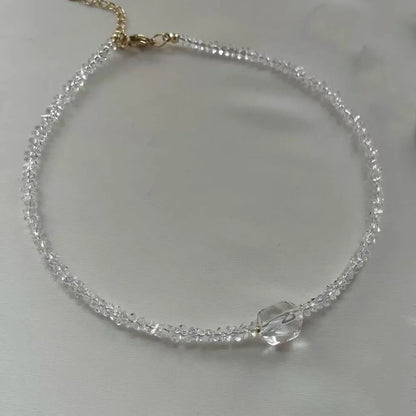 Lumina Pearl & Crystal Necklace