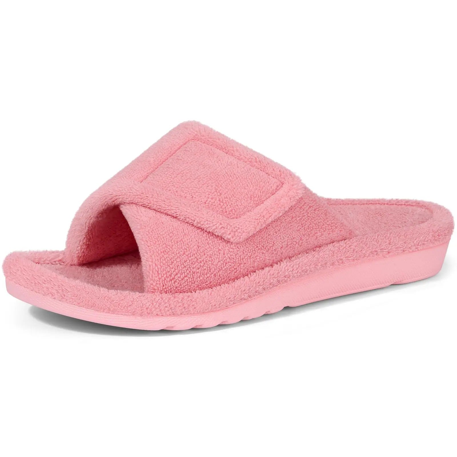 Lumira Fuzzy House Slippers - Blush