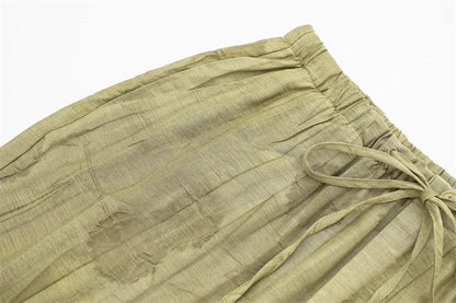 Maevis Jacquard Shirt Pants Set