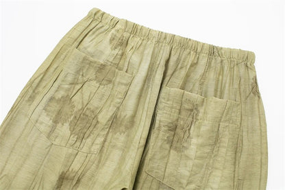 Maevis Jacquard Shirt Pants Set