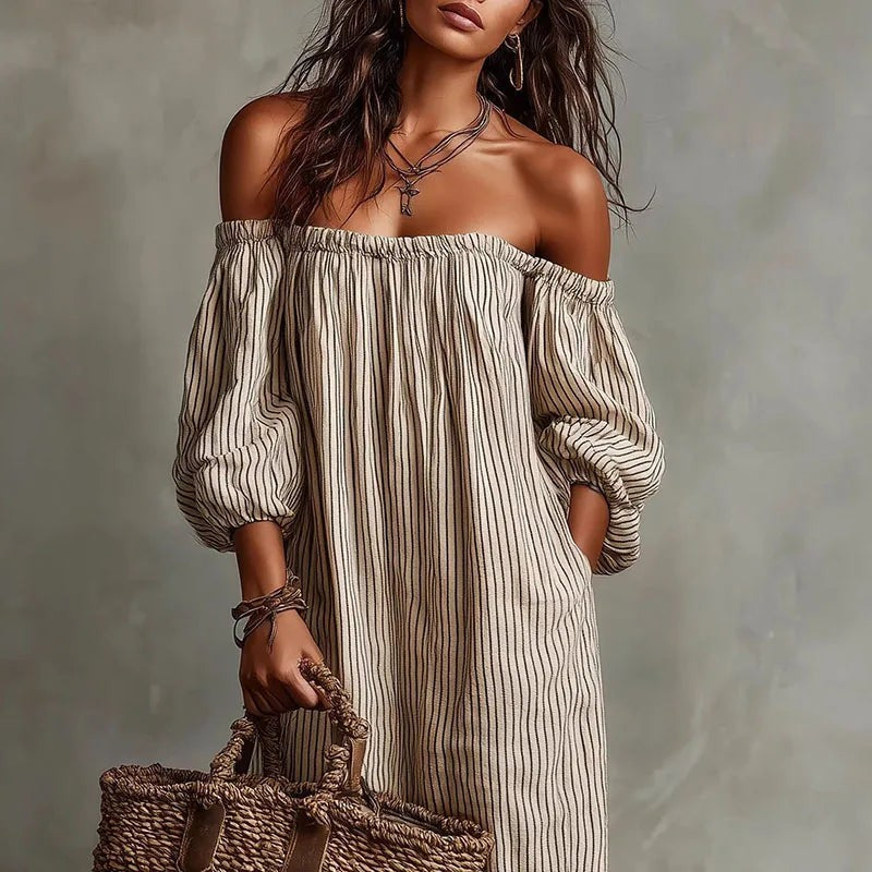 Marbella Off Shoulder Dress