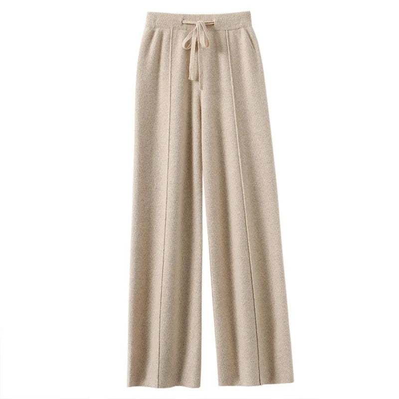 Marchetti Cashmere Wide Trousers - Emerald