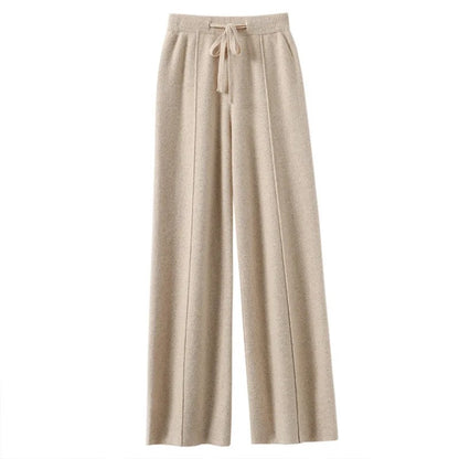 Marchetti Cashmere Wide Trousers - Emerald