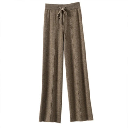 Marchetti Cashmere Wide Trousers - Mauve
