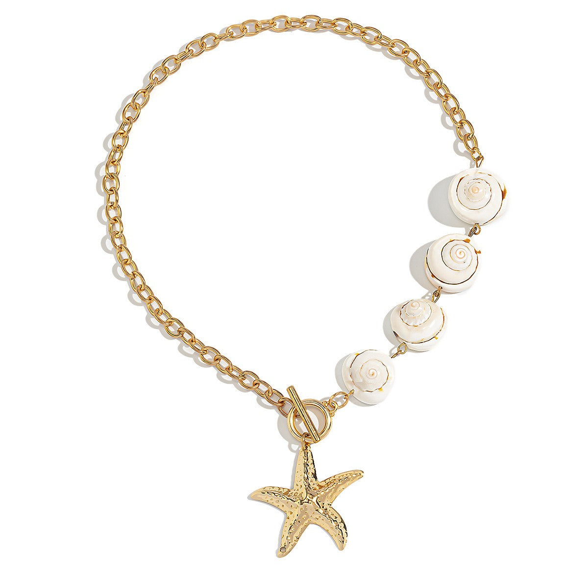 Marella Beaded Shell Necklace