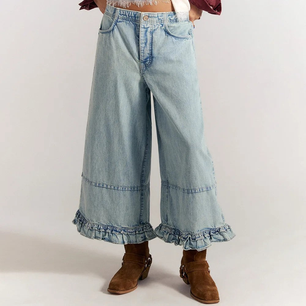 Matera Wide Cropped Jeans