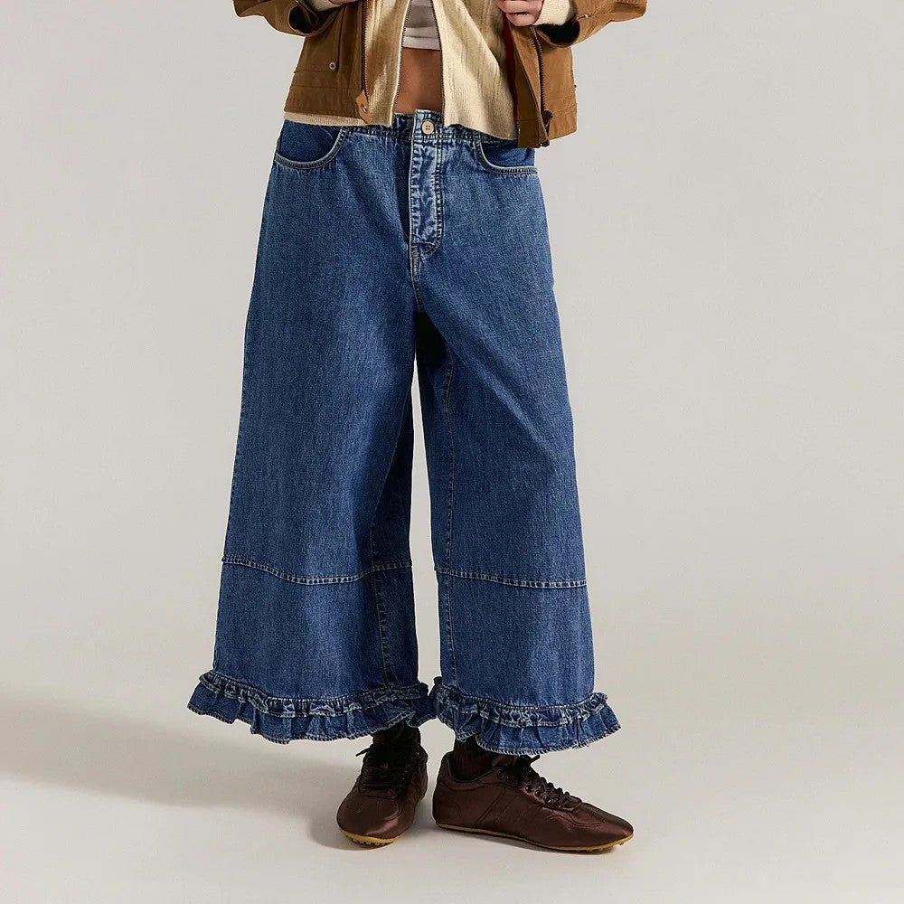 Matera Wide Cropped Jeans