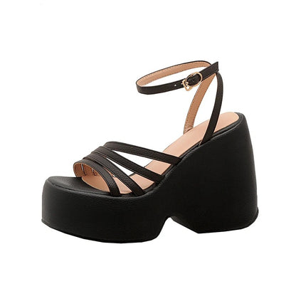 Mayfair Open Toe Platform Heels