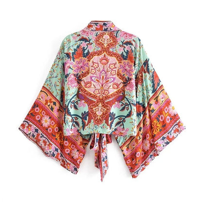 Menton Floral Kimono
