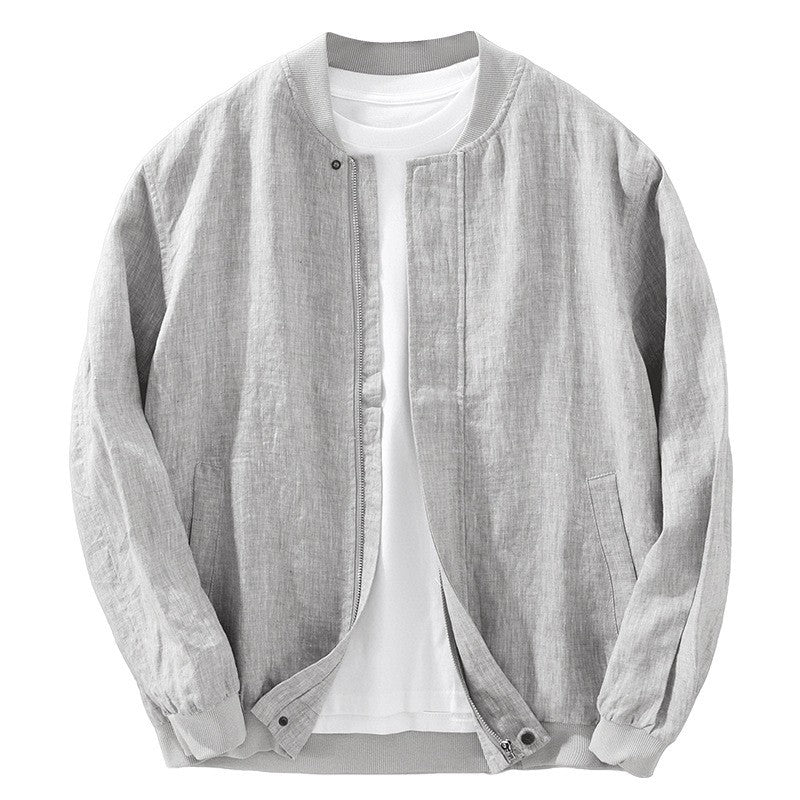 Menton Brushed Cotton Linen Jacket