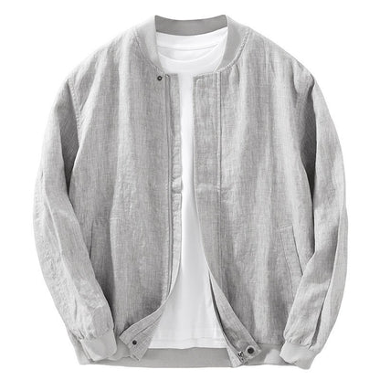 Menton Brushed Cotton Linen Jacket