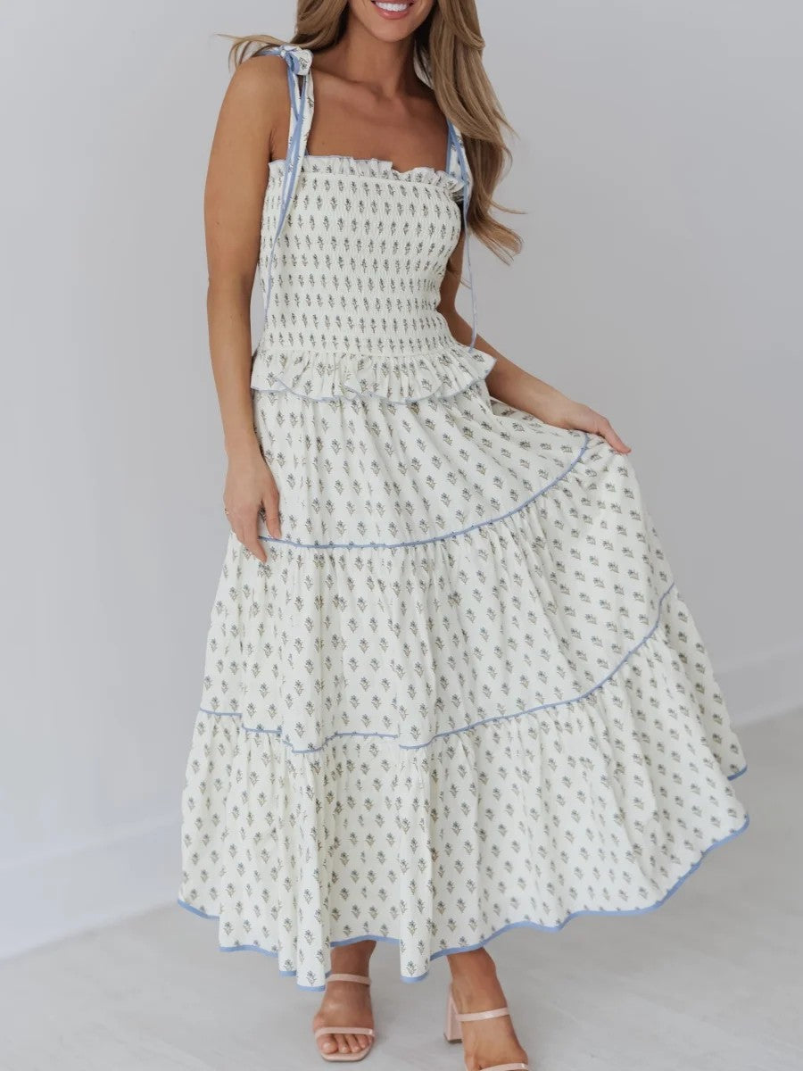 Merapel Floral Tiered Set - Azure Floral