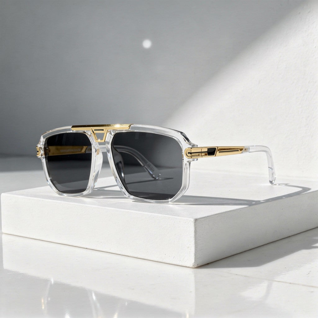 Meridian Sunglasses - Crystal / Smoke