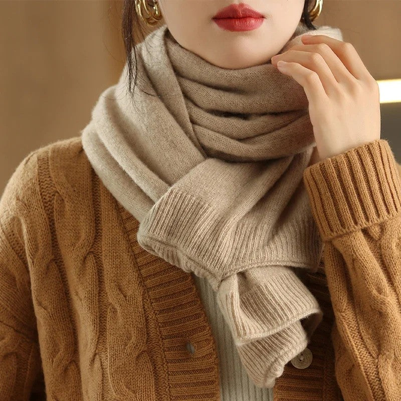 Merino Wool Sleeved Shawl