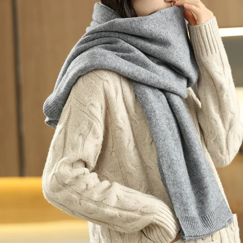 Merino Wool Sleeved Shawl