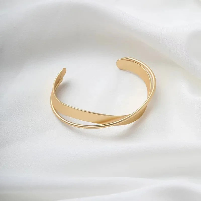 Milano Gold Open Bangle