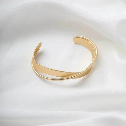 Milano Gold Open Bangle