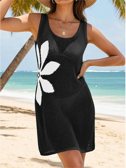 Milos Hollow Knit Cover-Up