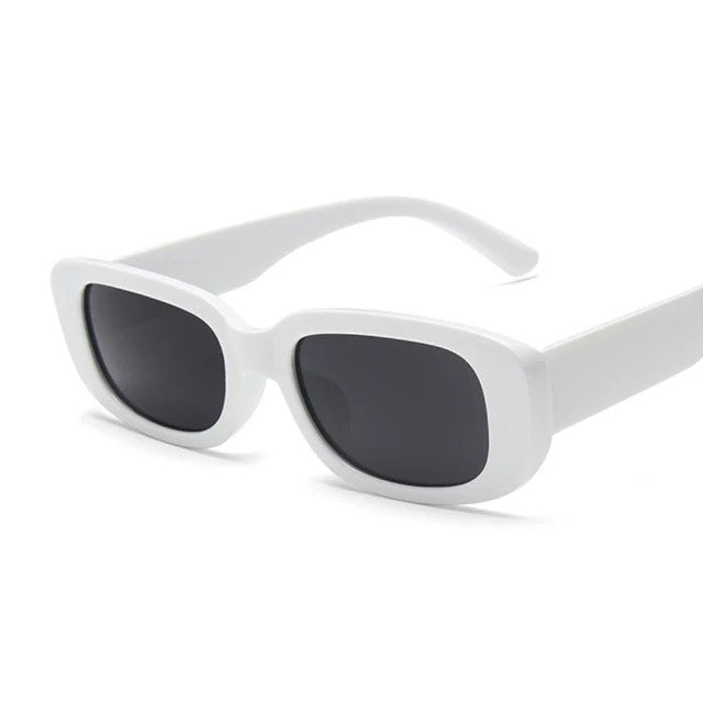 Mirage Sunglasses - White / Smoke