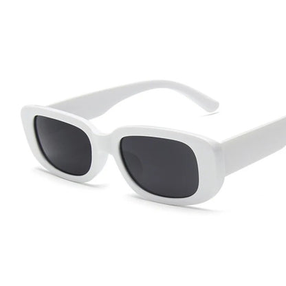 Mirage Sunglasses - White / Smoke