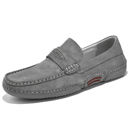 Modena Genuine Leather Drivers - Slate Gray