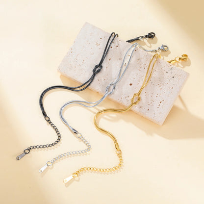 Monaco Love Knot Chain Bracelet