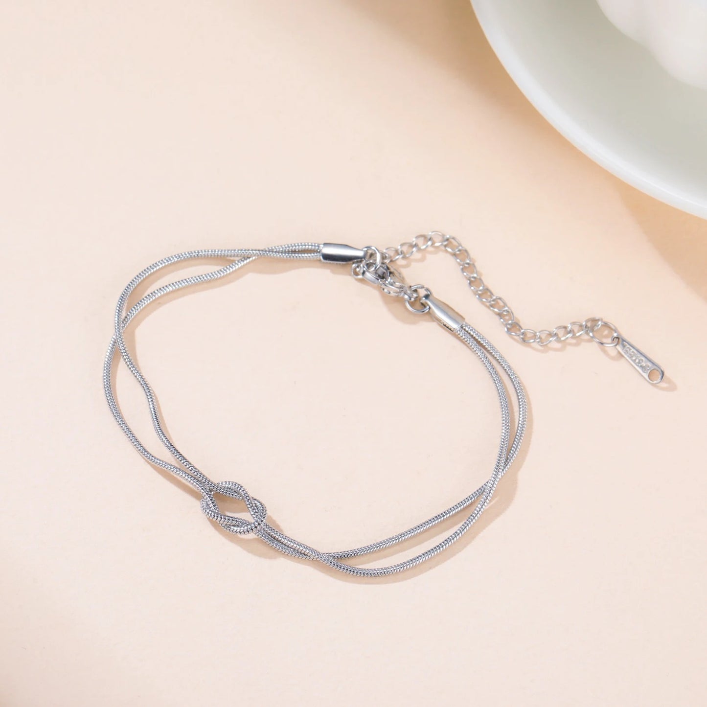 Monaco Love Knot Chain Bracelet