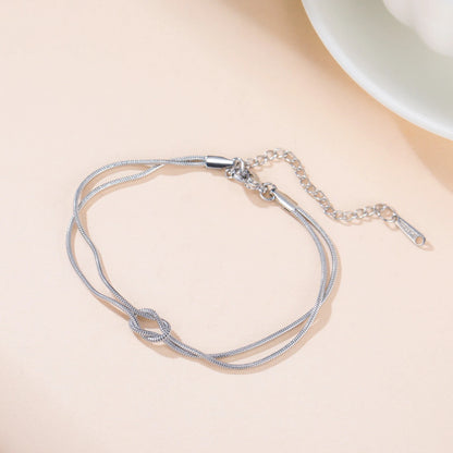 Monaco Love Knot Chain Bracelet