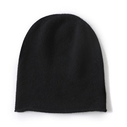 Monte 100% Cashmere Beanie - Onyx Black
