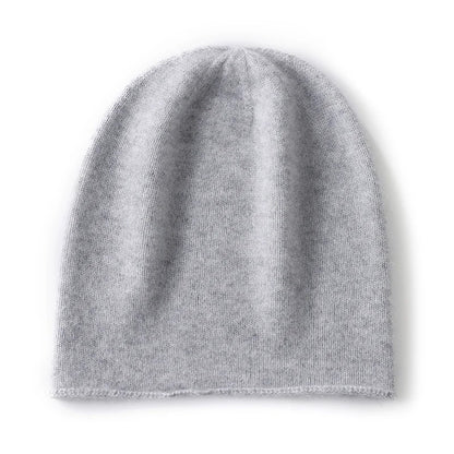 Monte 100% Cashmere Beanie - Silver Mist