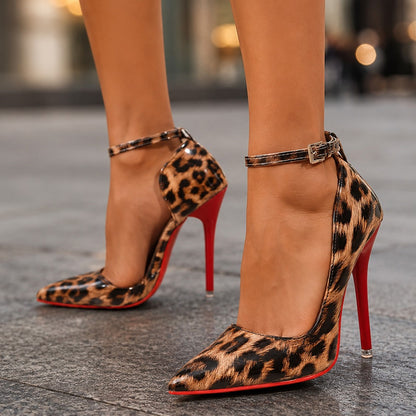 Montero Leopard Stiletto Heels