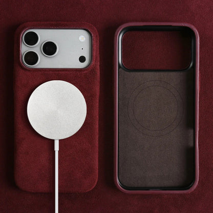 Mulhouse Alcantara Suede Case - Crimson