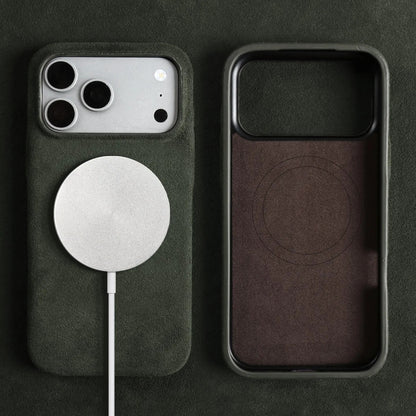 Mulhouse Alcantara Suede Case - Forest Green