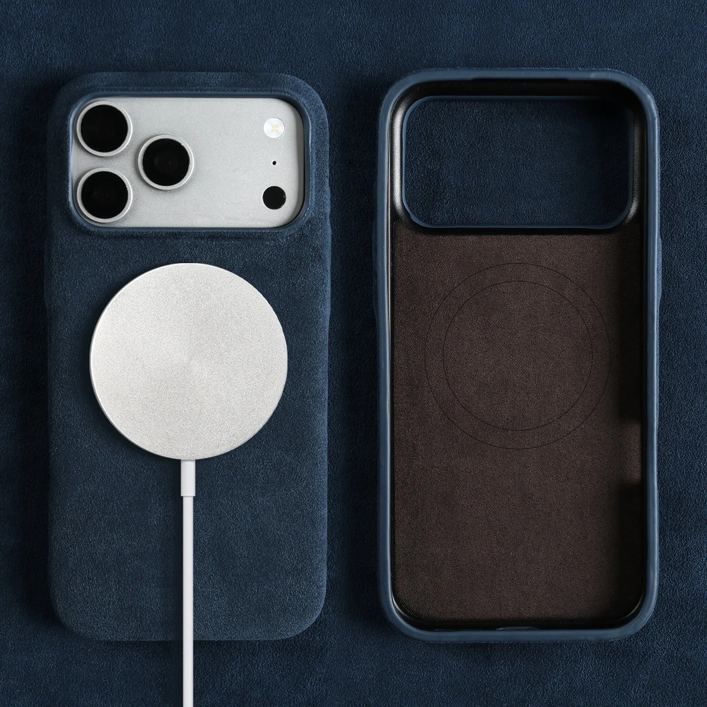 Mulhouse Alcantara Suede Case - Navy