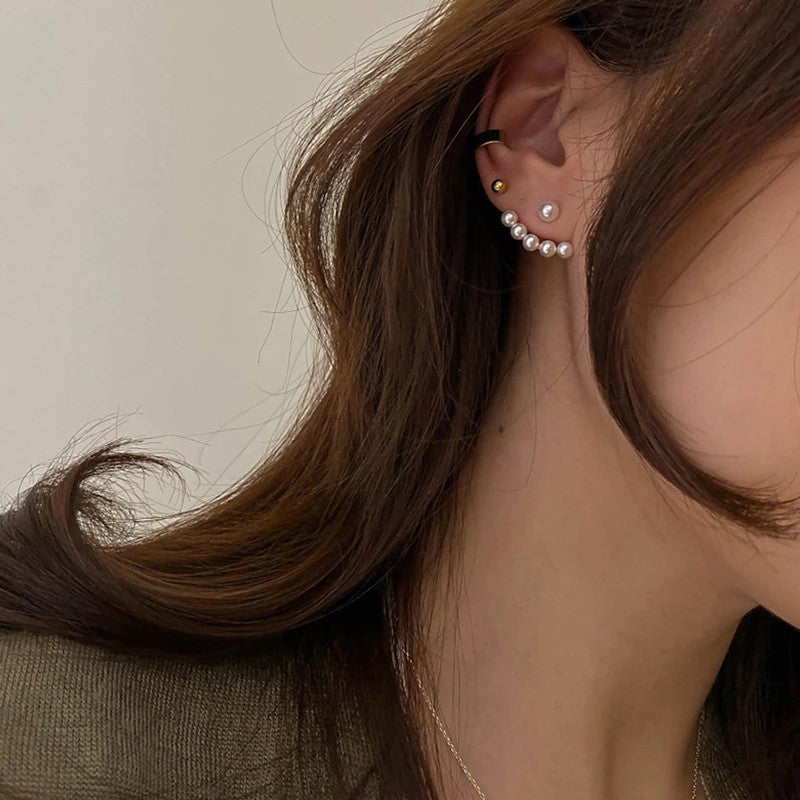 Murcia Imitation Pearl Studs