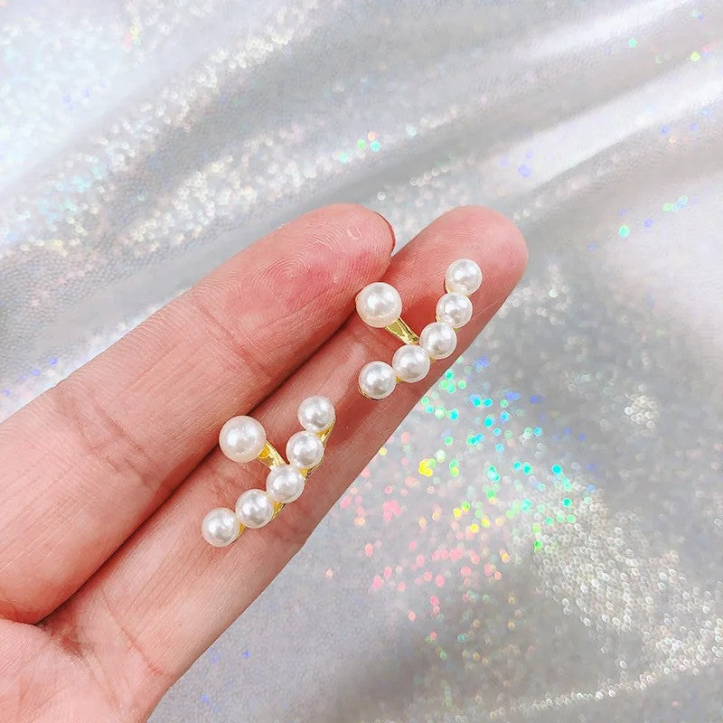 Murcia Imitation Pearl Studs